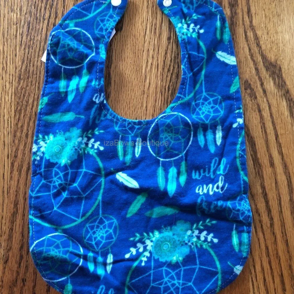 Wild and Free Bib BIB1362 Handmade NWT Boutique
